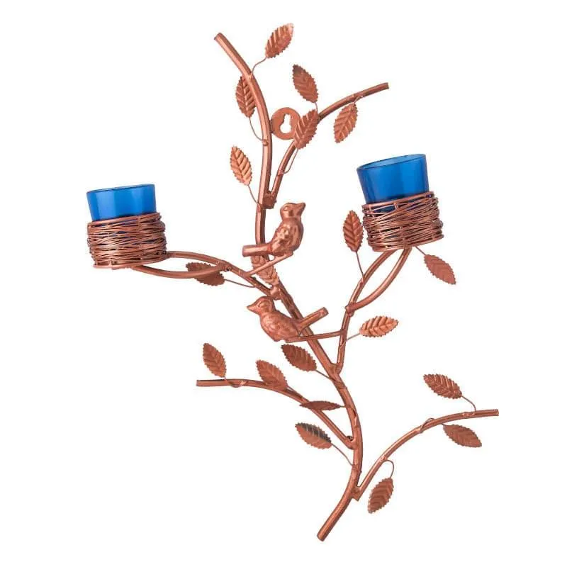 Cuprum Stem Candle Holder Votive - Blue media 3