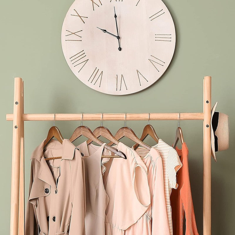 WardroFlex Wood Cloth Hanger - Set of Twelve media 4