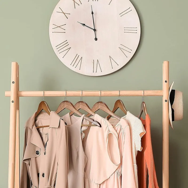 WardroFlex Wood Cloth Hanger - Set of Twelve media 4