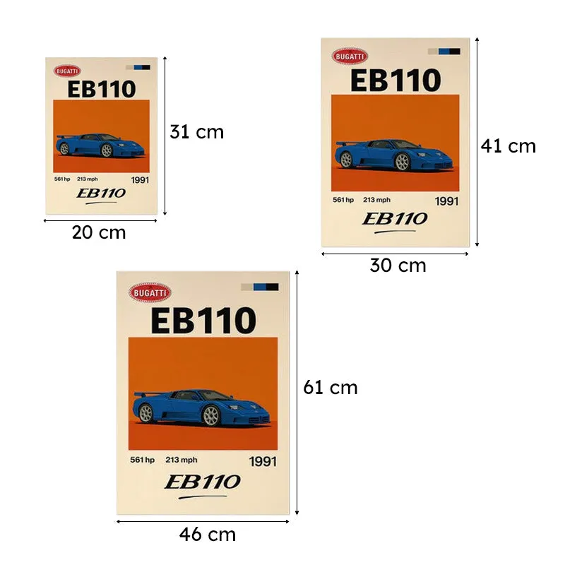 EB110 Speedster Wall Poster media 9