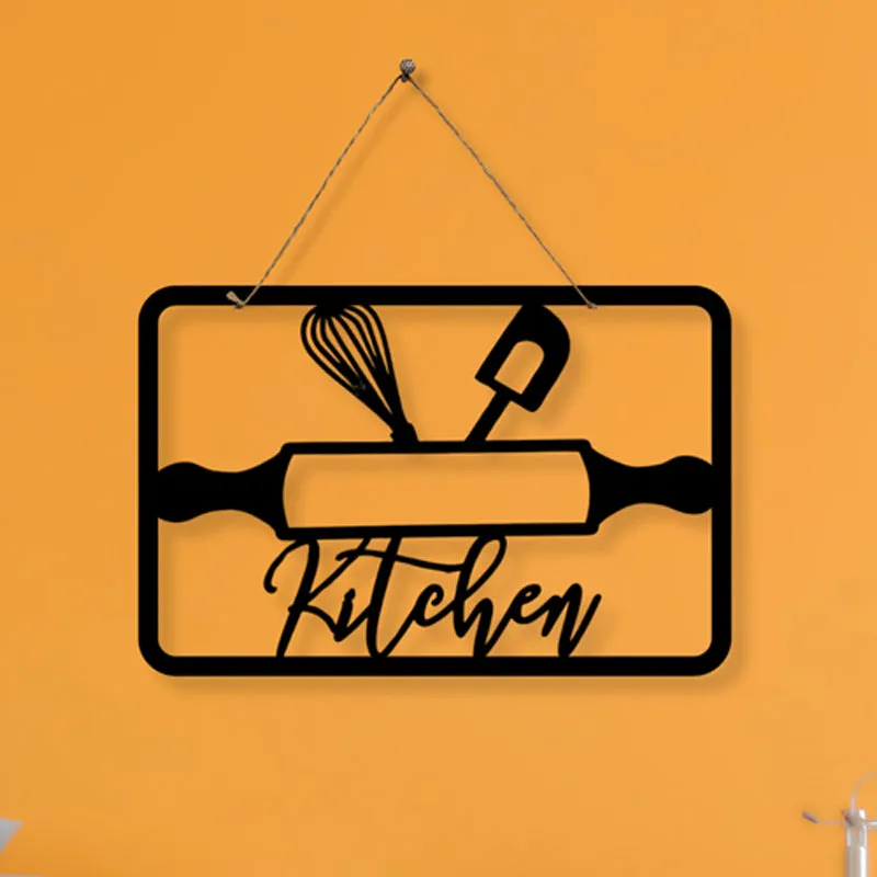 Kitchen Silhouette Iron Wall Accent media 3
