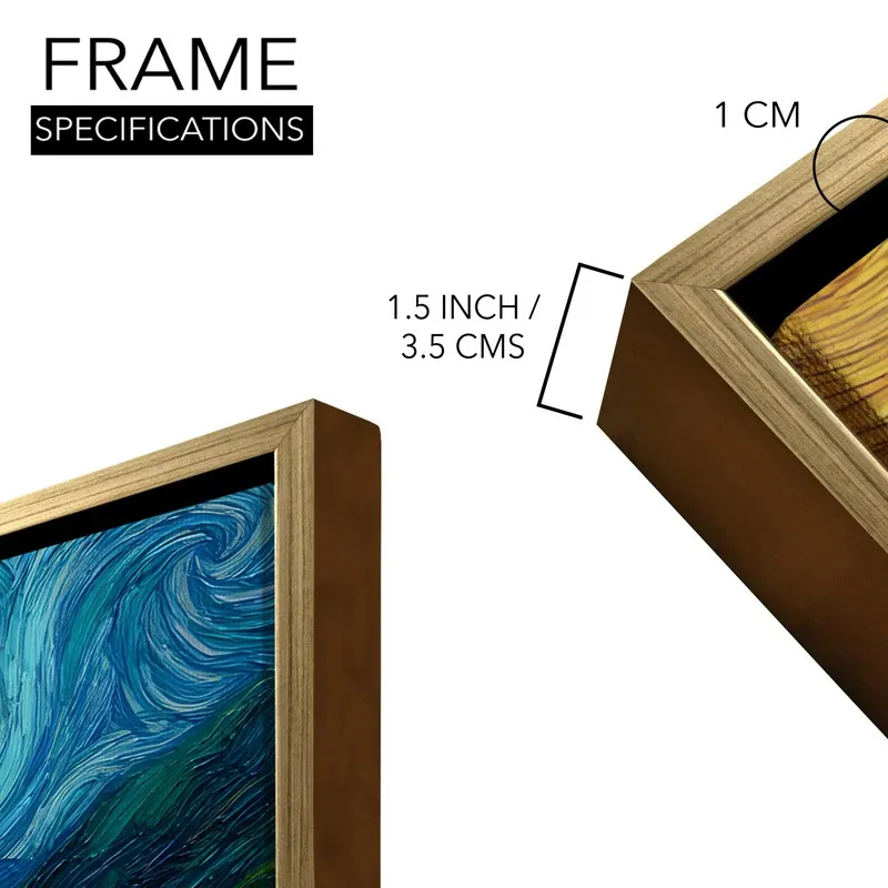 Mystic Bay Canvas Wall Painting With Frame media 8