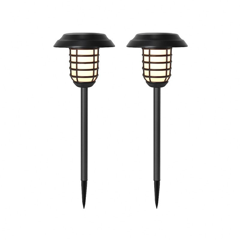 Courtyard Metal Outdoor Lamp - Set Of Two media 4