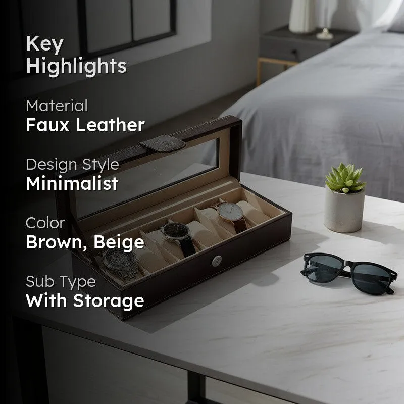 SpaceNest Faux LeatherStorage Box media 2