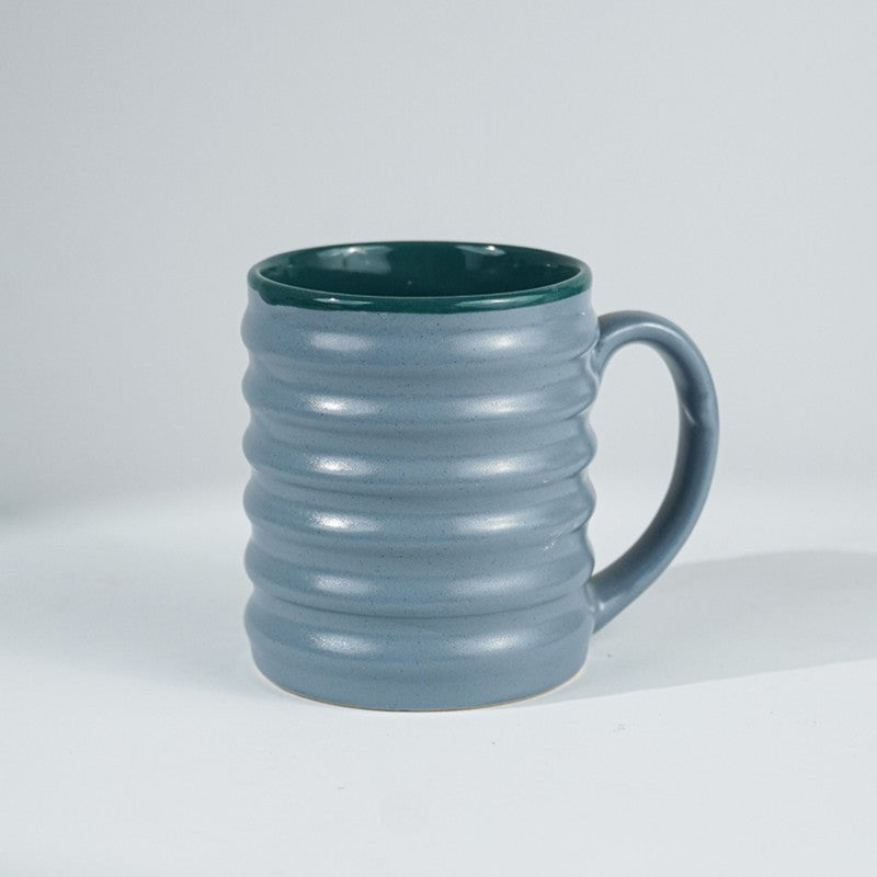 Calm Ceramic Coffee Mug (260 mL Each) - Set Of Two media 3