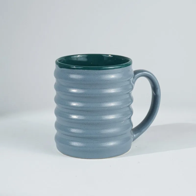 Calm Ceramic Coffee Mug (260 mL Each) - Set Of Two media 3