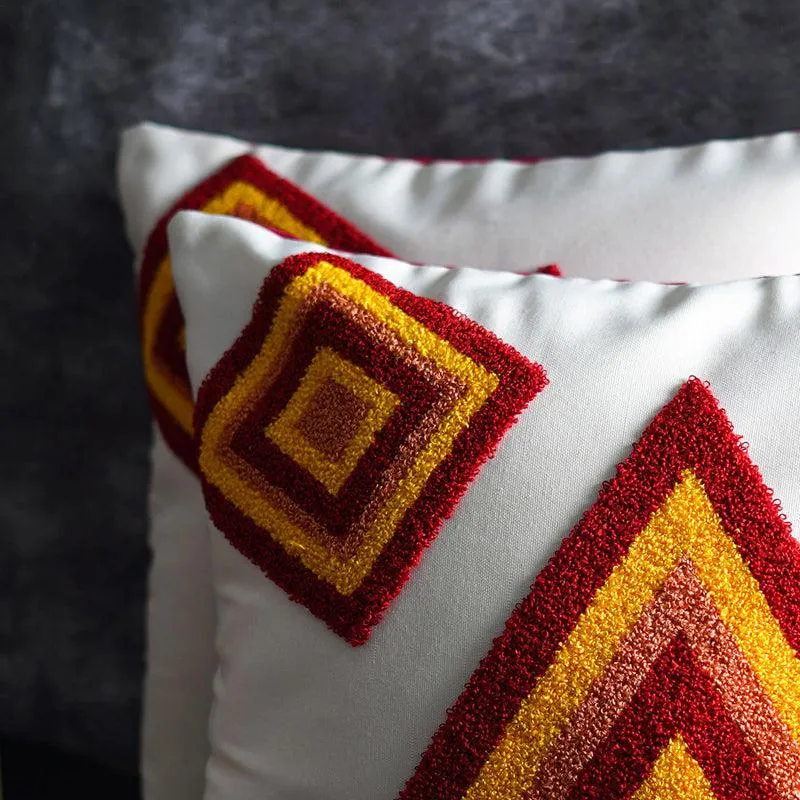 Arti Angles Geometric Cotton Cushion Cover - Set Of Two media 3