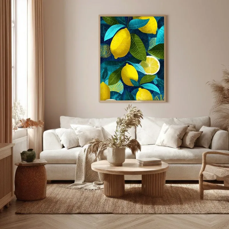 Fresh Picked Canvas Wall Painting - Brown Frame media 5
