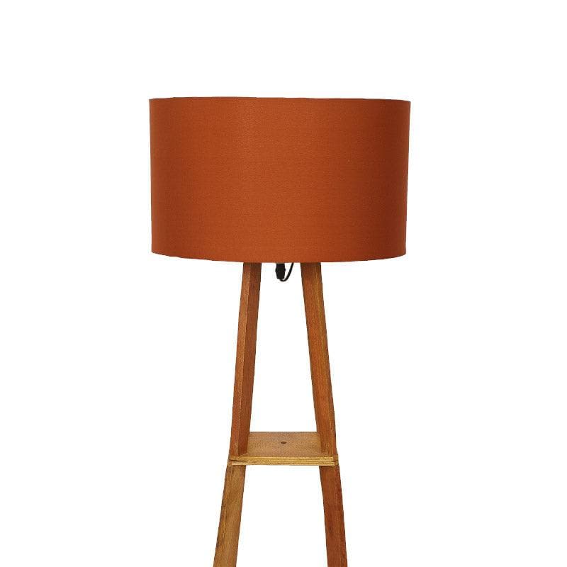 Blace Netima Floor Lamp With Shelf - Rust image 3