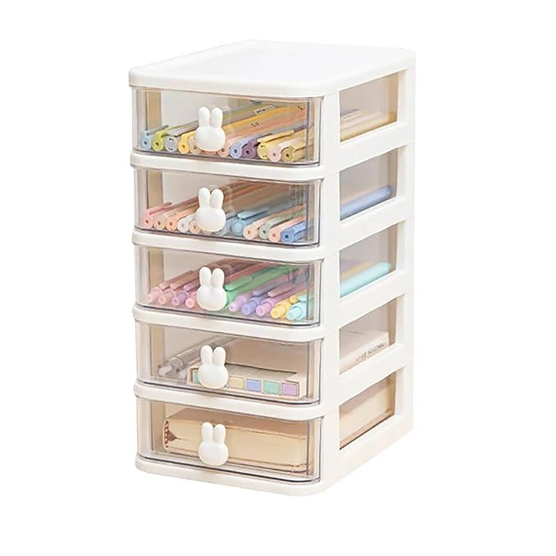 Bunny Sort Five Tier Desk Organiser - White media 3