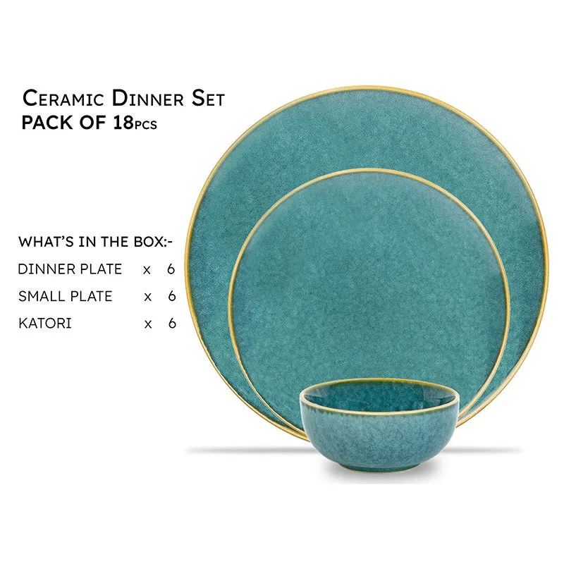 Careina Ceramic Dinner Set - 18 Piece Set media 3