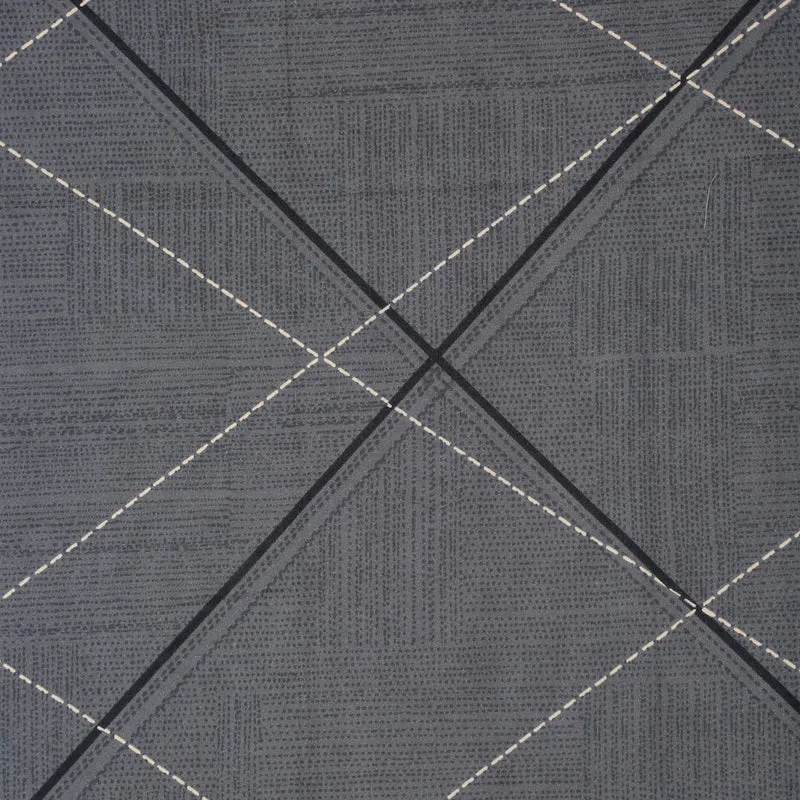 Gray Lines Diwan Set - Six Piece Set media 5