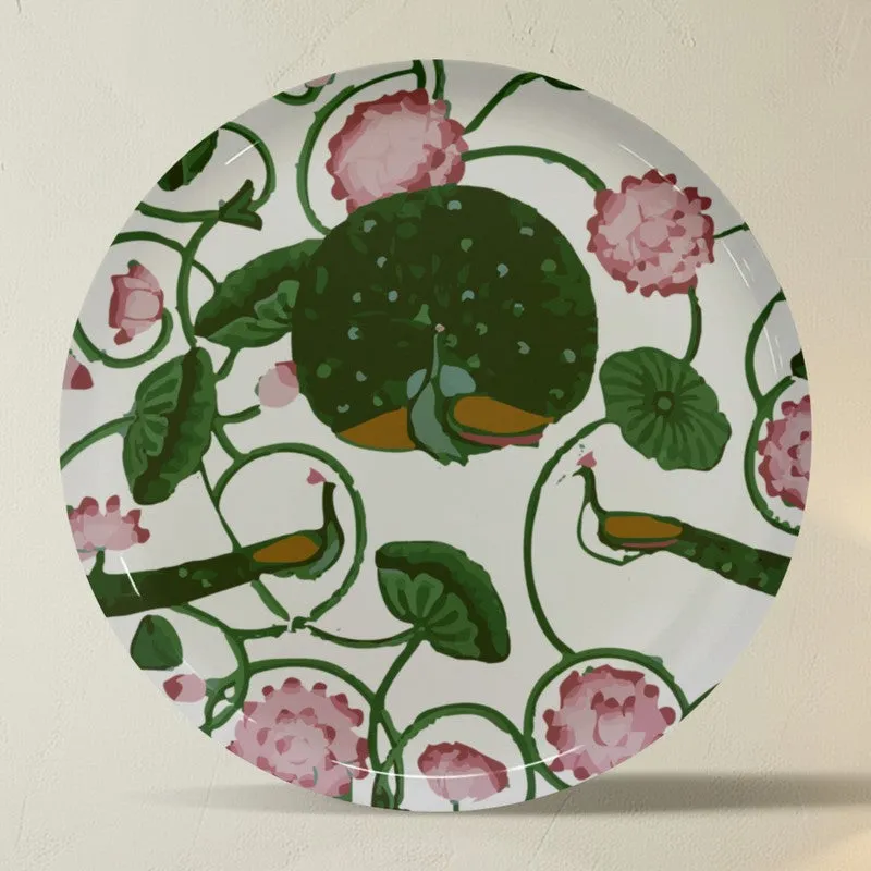 Garden Whimsy Metal Wall Plates - Set of Four - 6