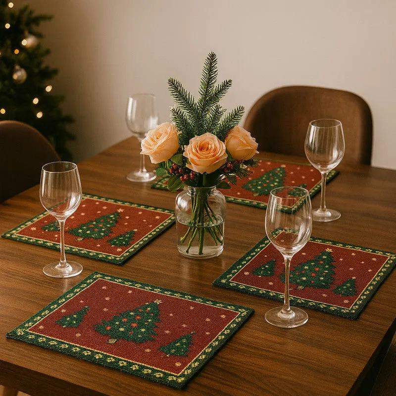 Twilight Pines Festive Table Mats - Set Of Four media 1