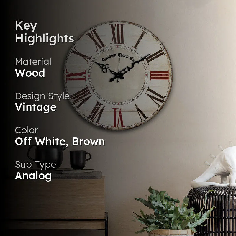 Enso Wood Analog Wall Clock media 2