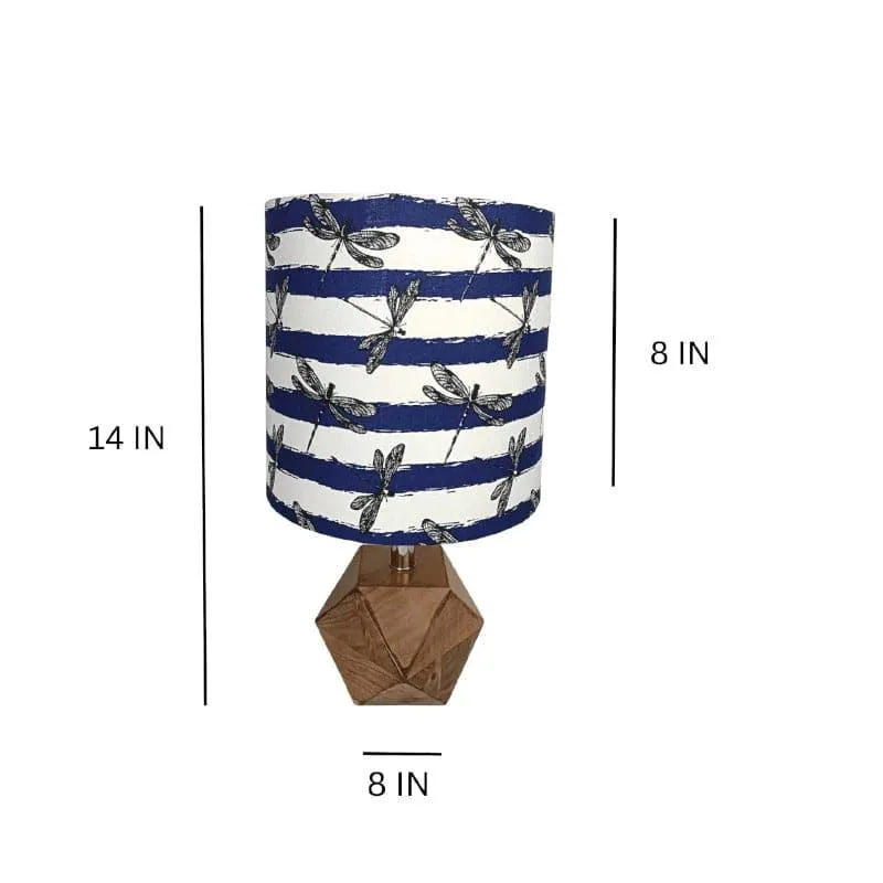 Dragonfly Buzz Hexa Fabric Table Lamp - Multicolor media 5