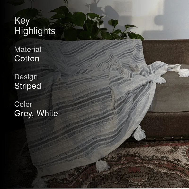 Wave Loom Tufted Throw media 2