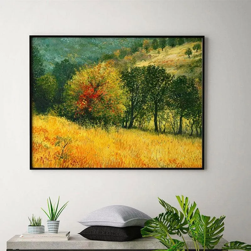 The Old Pear Canvas Wall Painting - Black Frame media 1