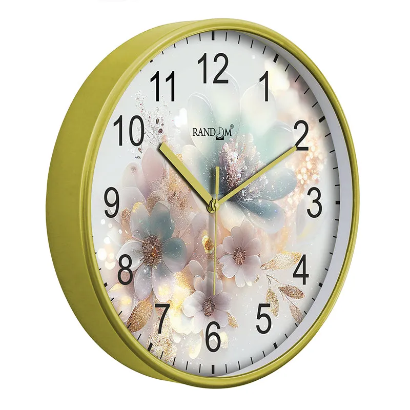 Pastel Petale Plastic Wall Clock media 3