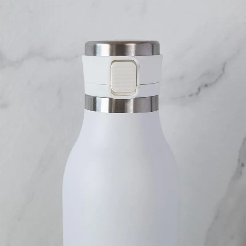 Pristine Sip Hot & Cold Thermos Water Bottle (White & Ice Blue, 750 mL Each) - Set Of Two - 5
