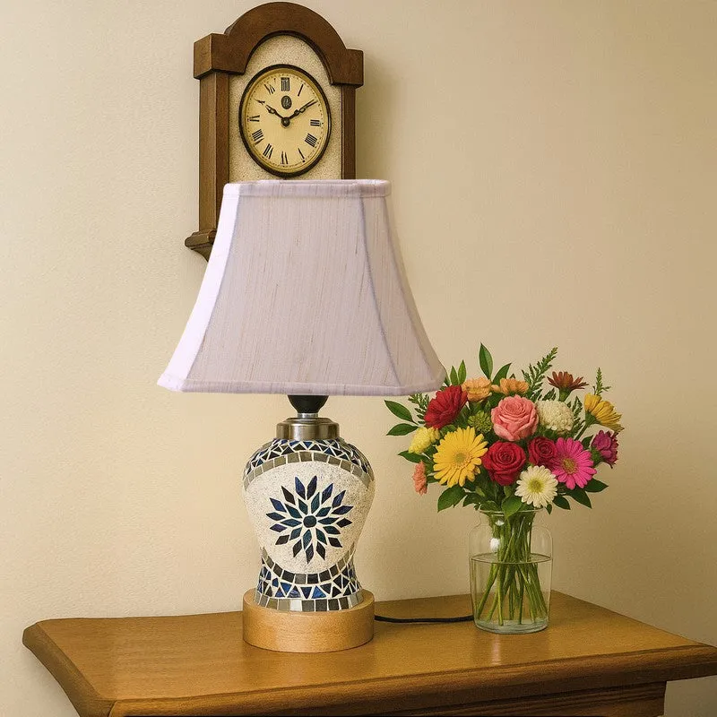 Floranira Square Wooden Table Lamp - Multicolor media 4