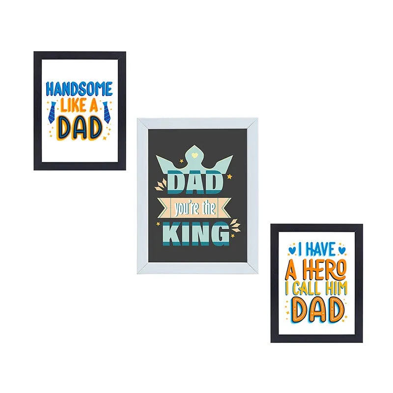 Dad King Wall Art - Set Of Three media 3