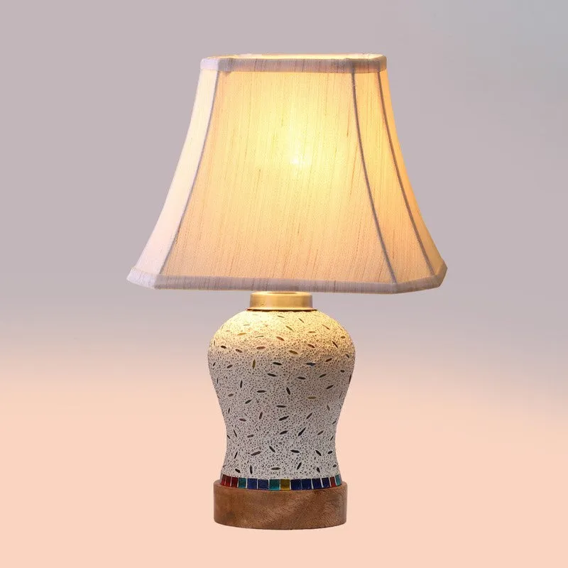Nivora Square Wooden Table Lamp - Multicolor media 6
