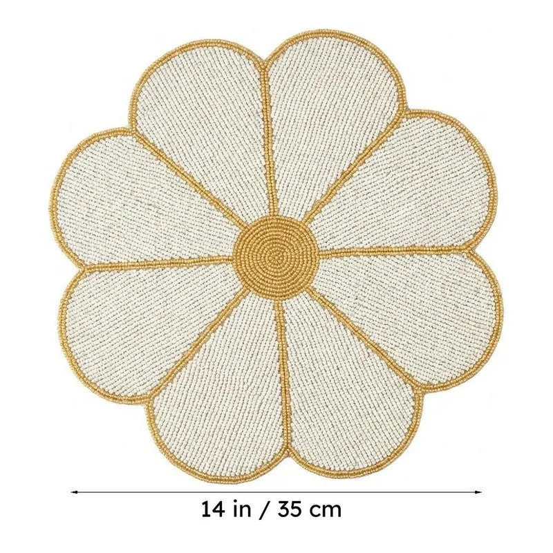 Fiora Beaded Table Mat - Set Of Two media 7
