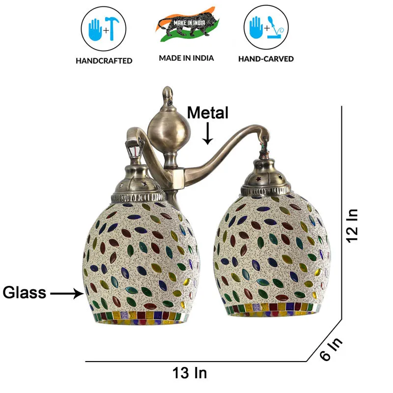 Mystic Metal Mosaic Wall Lamp media 7