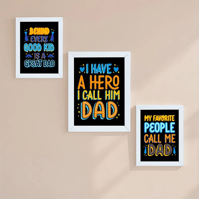 Hero Dad Wall Art - Set Of Three media 1