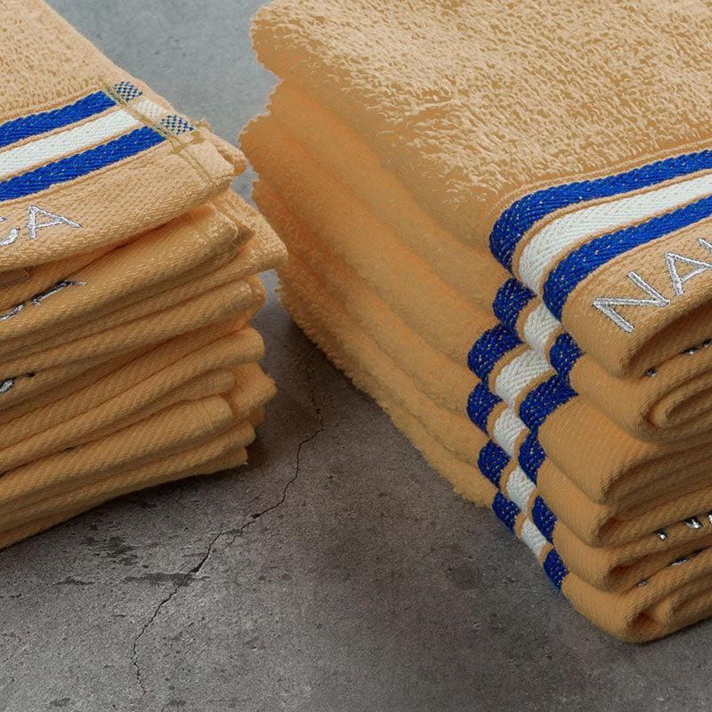 Nautica Dove Down Cotton Face Towel (Beige) - Set Of Twelve media 5