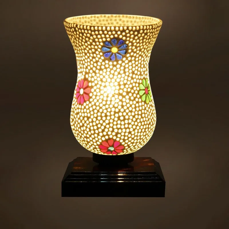Colorique Mosaic Glass Table Lamp - Multicolor media 7