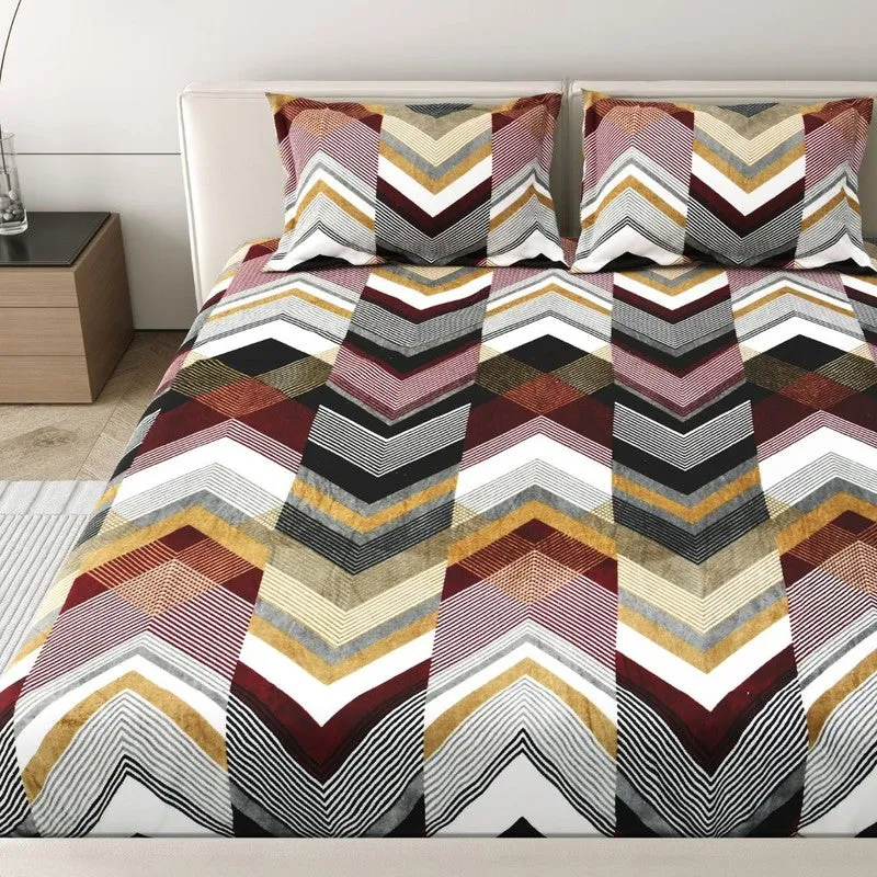 GeoElegance Woolen Bedsheet - 150 GSM media 5