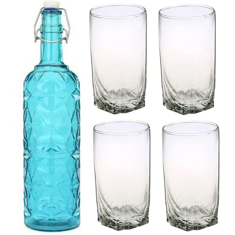 Dash 1000 mL Water Bottle With 300 mL Glasses - Five Piece Set media 3