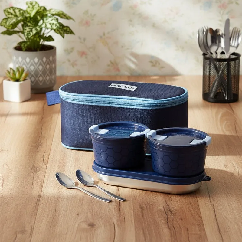 Lunex Easy Lunch Box with Lunch Bag - Four Piece Set media 1