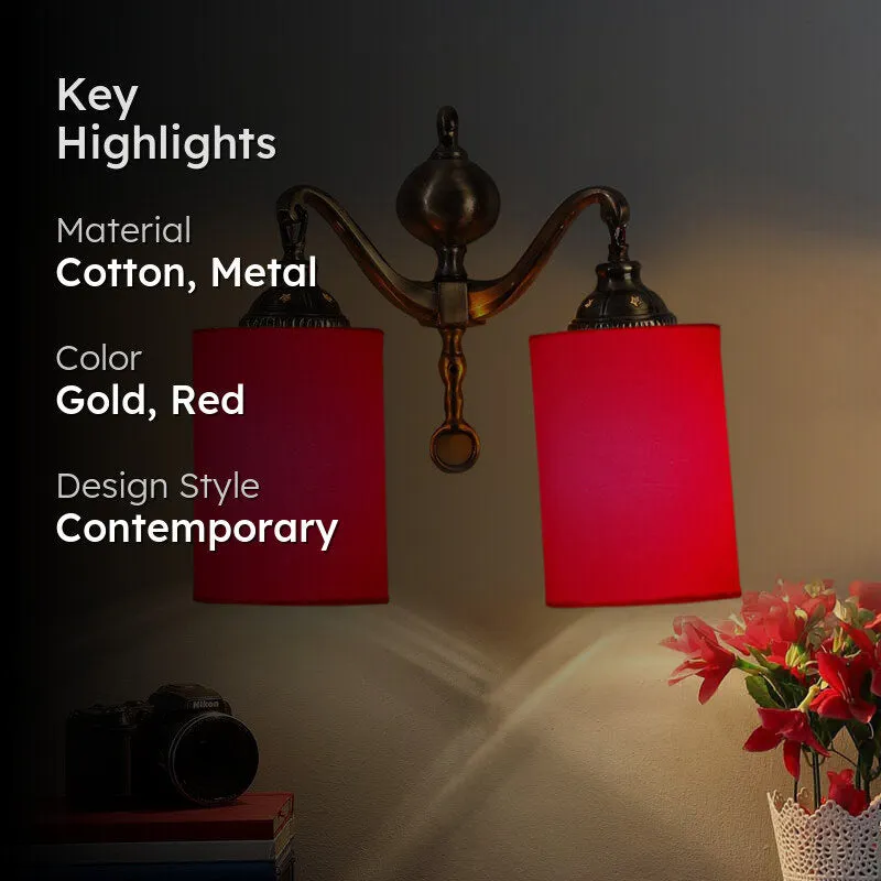 Aurora Cylindrical Metal Wall Lamp media 2