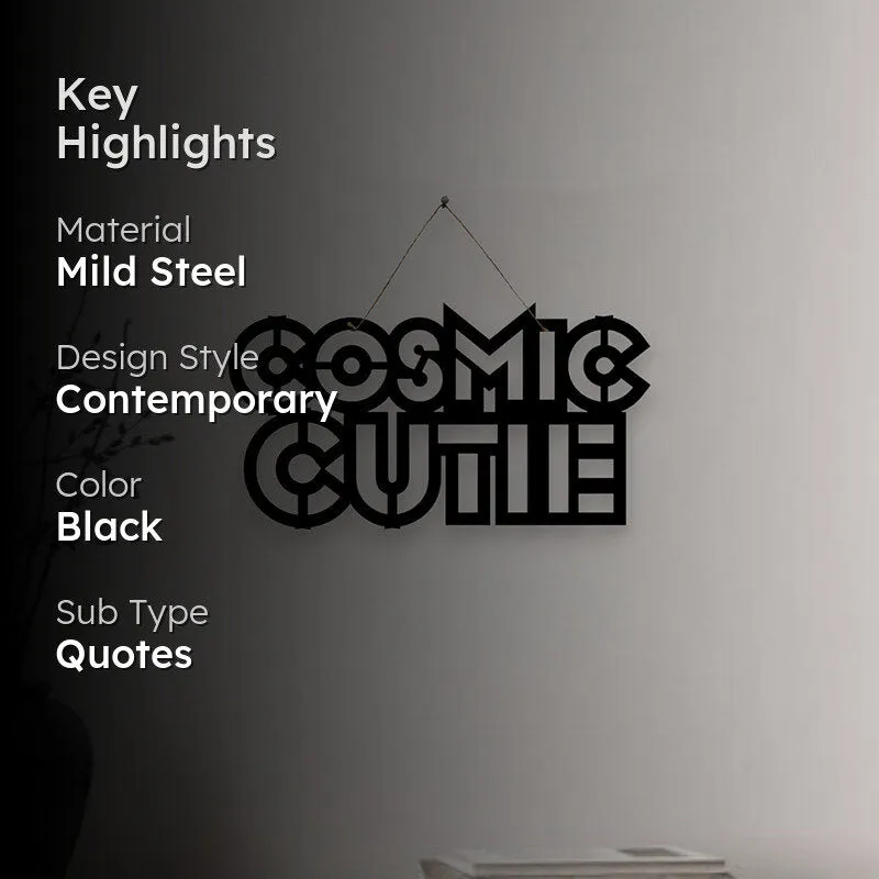 Cosmic Cutie Mild Steel Wall Accent media 2
