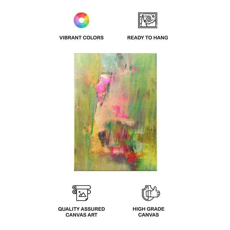 Fern Abstract Canvas Painting - Gallery Wrap media 4