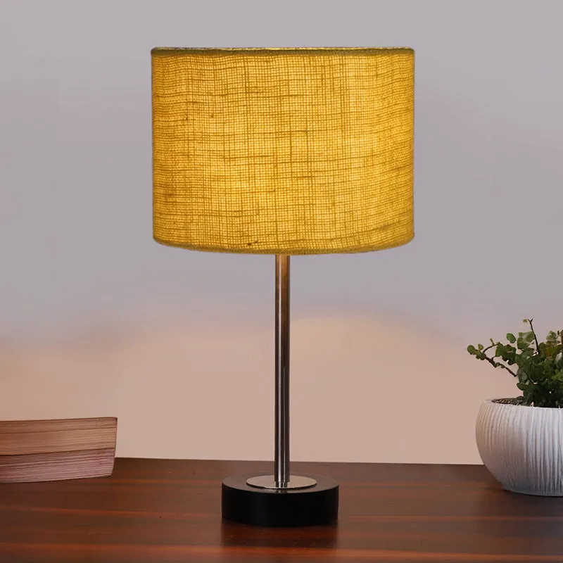 Sienna I Rodin Wooden Table Lamp - Yellow,Silver,Black media 2