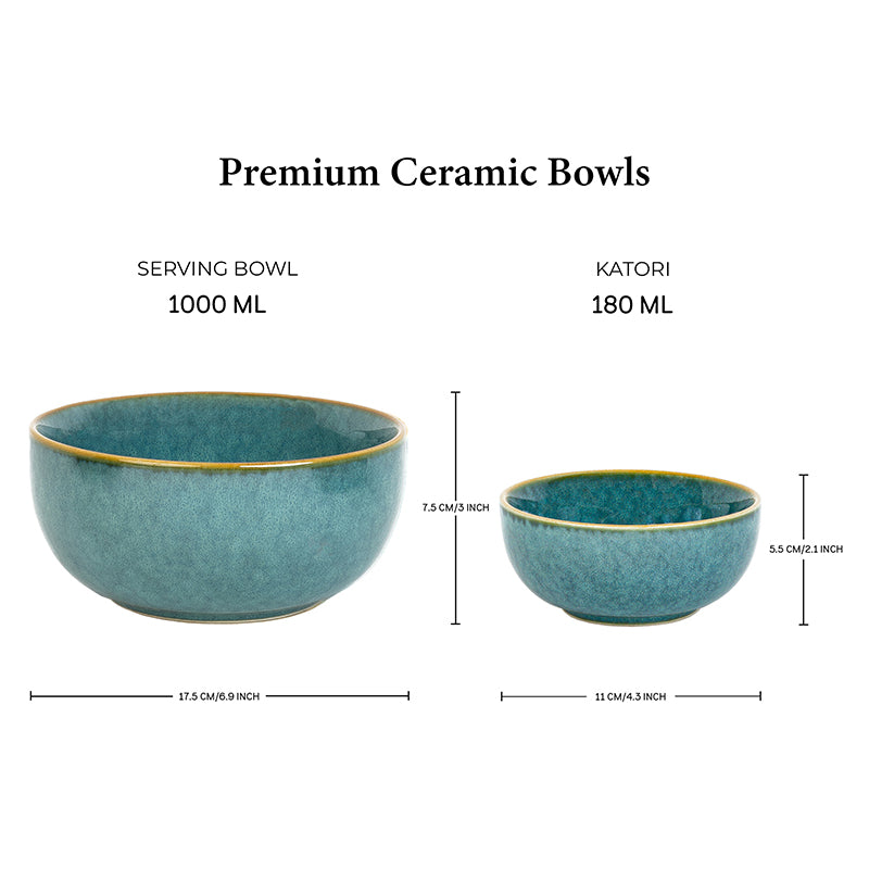 Careina Ceramic Dinner Set (1000 mL/180 mL) - 20 Piece Set media 7