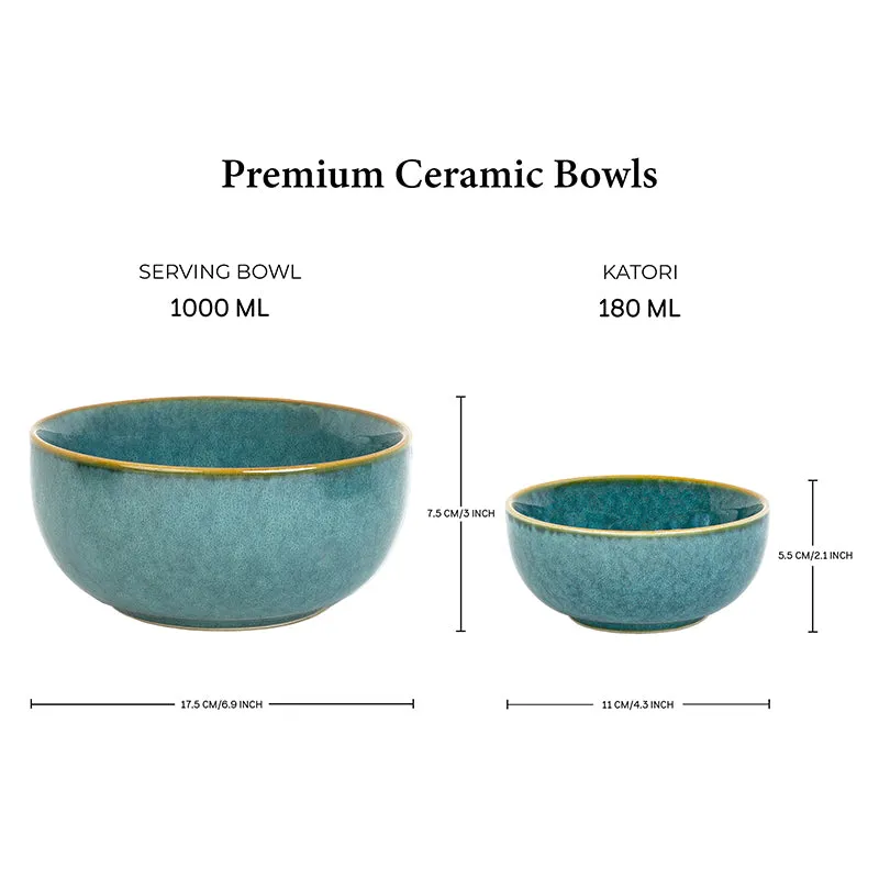 Careina Ceramic Dinner Set (1000 mL/180 mL) - 20 Piece Set media 7