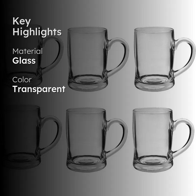 Roddo Beer Mug (350 ML) - Set Of Six media 2