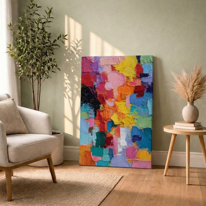 Chromaflux Urban Abstract Canvas Wall Art
