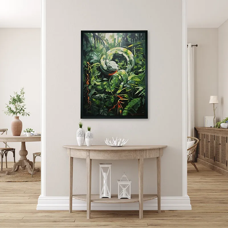 Snake Swirl Canvas Wall Art media 4