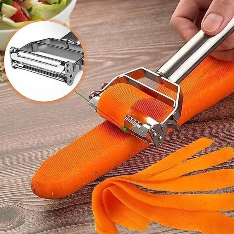 Dual Blade Stainless Steel Peeler & Julienne Tool media 5