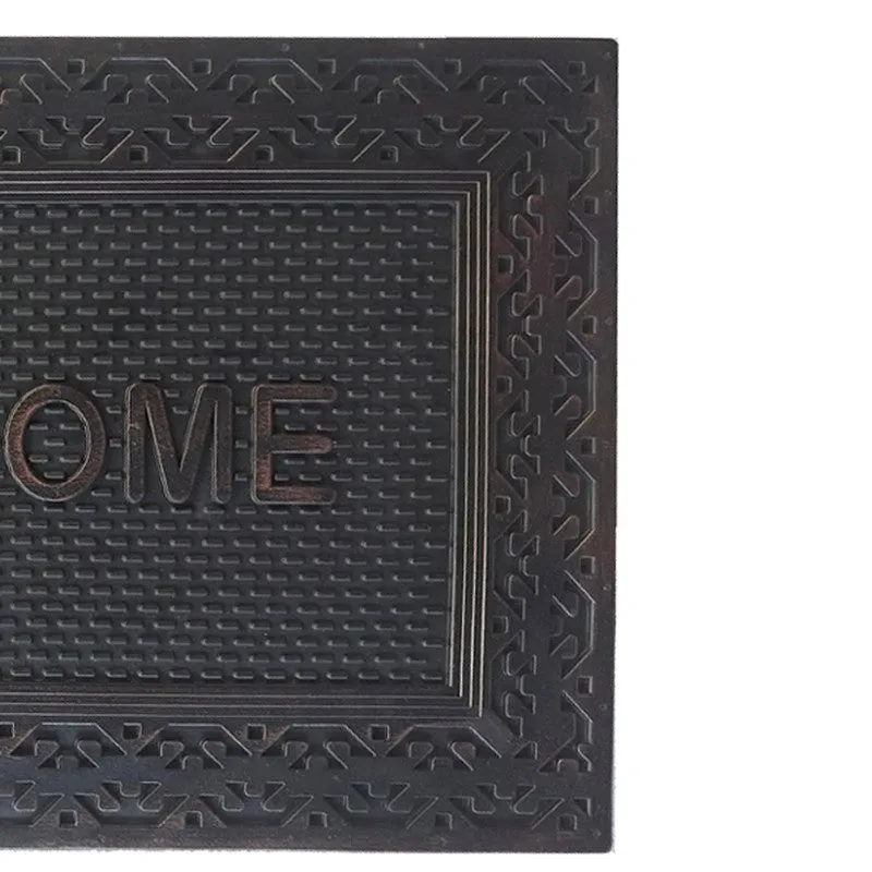 Xilo Abstract Rubber Door Mats - Black media 6