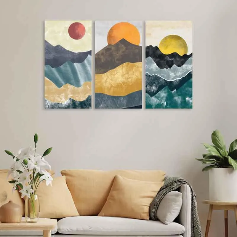 High Tides Wall Art - Set Of Three media 1