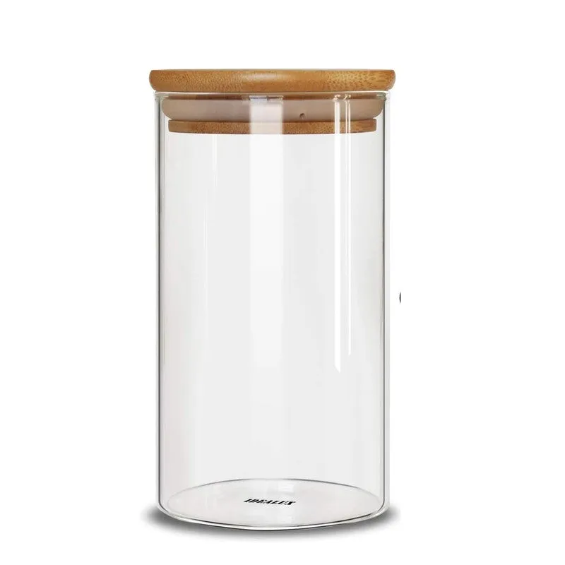 Clear Vault Glass Jar (1400 mL Each) - Set Of Six - 4