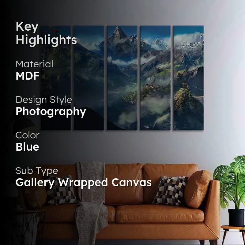 Alps Wall Art - Five Piece Set media 2