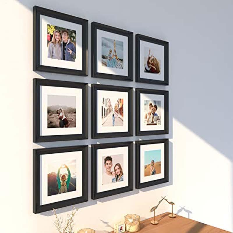 Memories Encased Photo Frame (Black) - Set Of Nine media 3